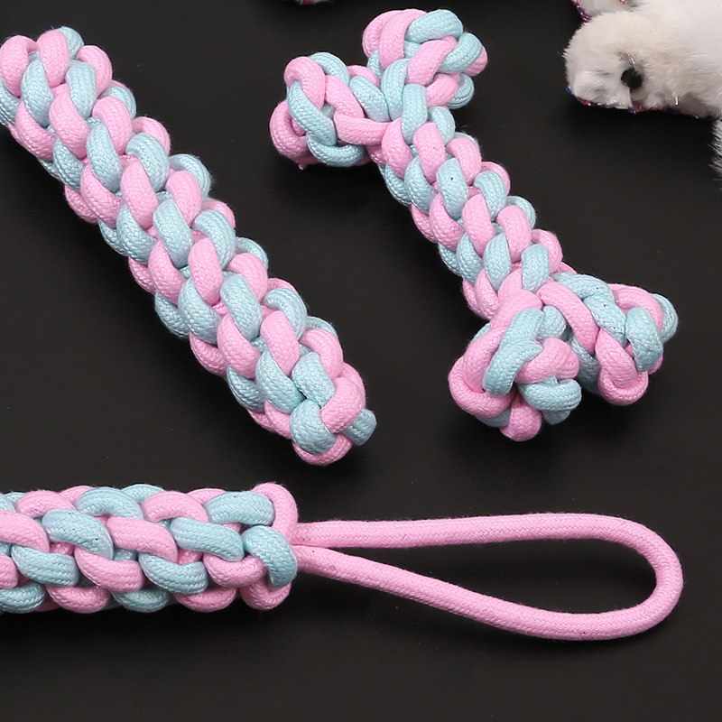 Factory Cotton Rope Molar Dog Toy Vent Bite Resistant Toy Knot Pet Cotton Rope Toy Set Pet Toys