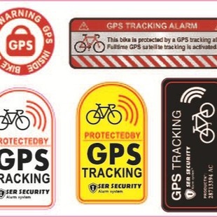 Bicycle anti-theft stickers GPS tracking reflective stickers