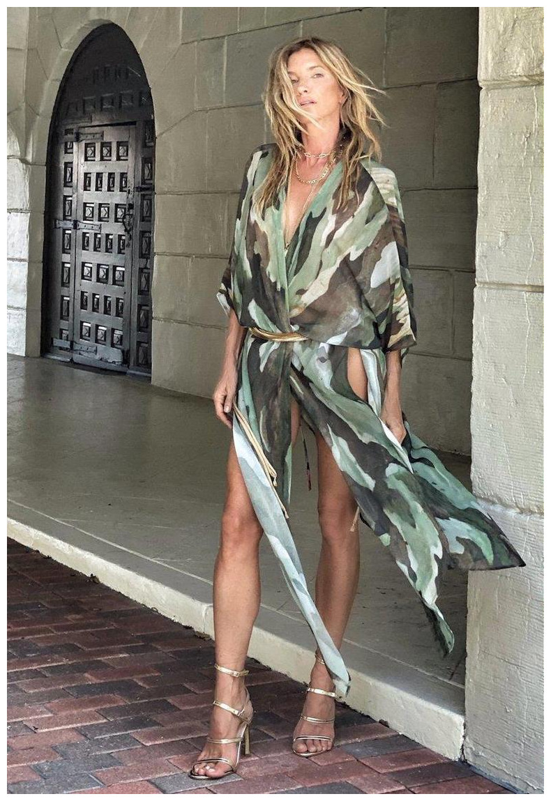 Cross-border Foreign Trade Independent Station New 2021 Summer Printed Large Size Sunscreen Beach Loose Vacation Chiffon Cardigan for Women