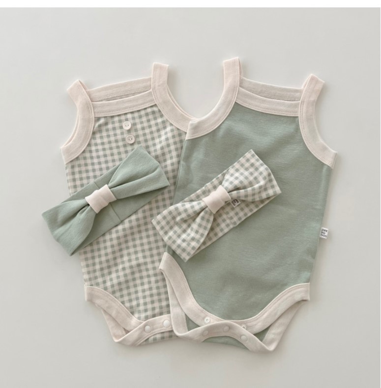 2023 Newborn Cotton Sling Jumpsuit Baby Summer Simple Comfortable Triangle Fart Climbing Vest