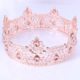 Rose gold peach crystal