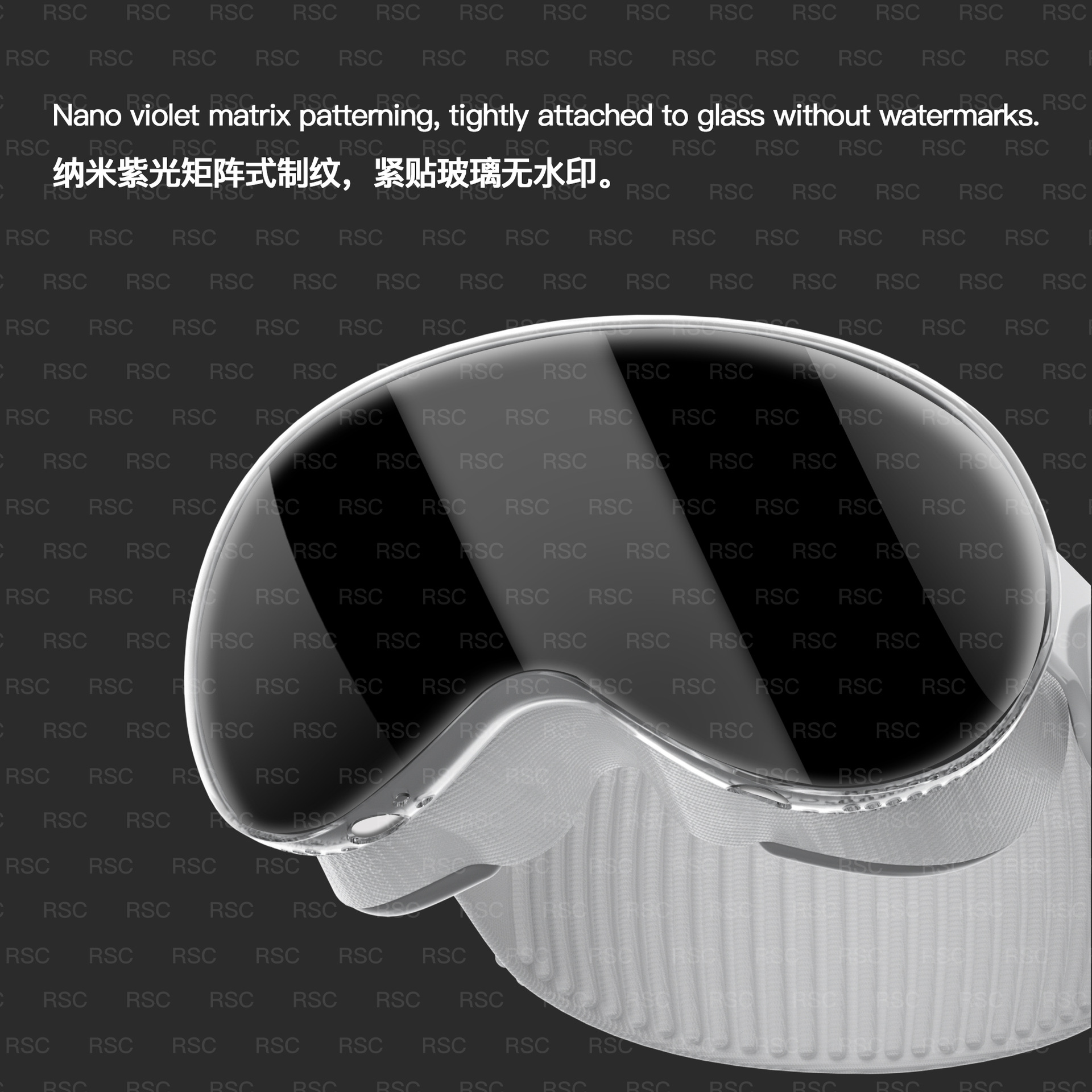Applicable to Apple Vision Pro protective case Apple VR head display protective case cover transparent drop-resistant protective case