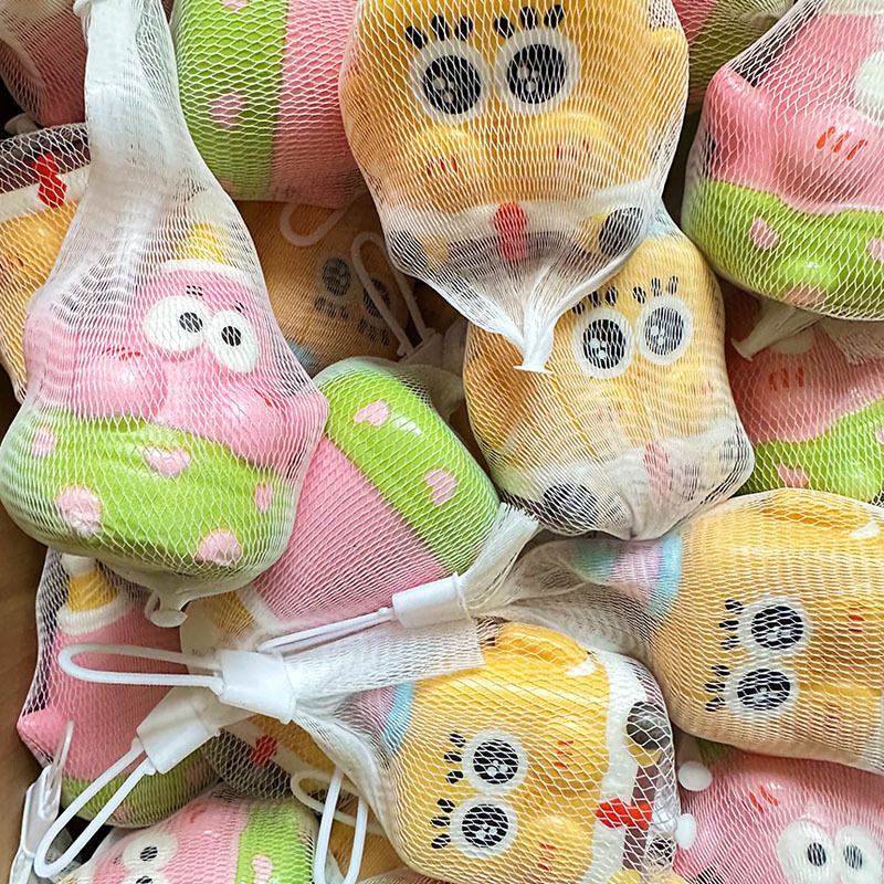 Internet Celebrant Spongebob Cute Pinch Music Slow Rebound Decompression Toy Vent Decompression Cotton Cartoon Ornaments Small Gifts