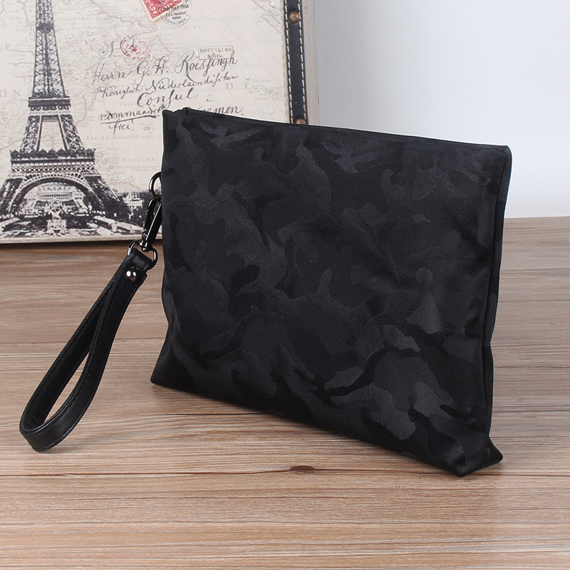 Men's Handbag Large Capacity Clutch Bag Korean Canvas Bag Casual Men's Bag Wrist Bag Oxford Cloth Nylon Wholesale