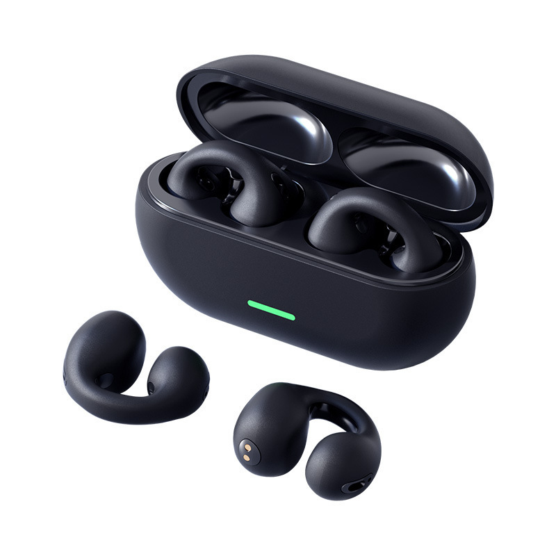 New Bluetooth headset ear clip Real Wireless headset S2 bone conduction 5.3 cross-border foreign trade stereo call headset