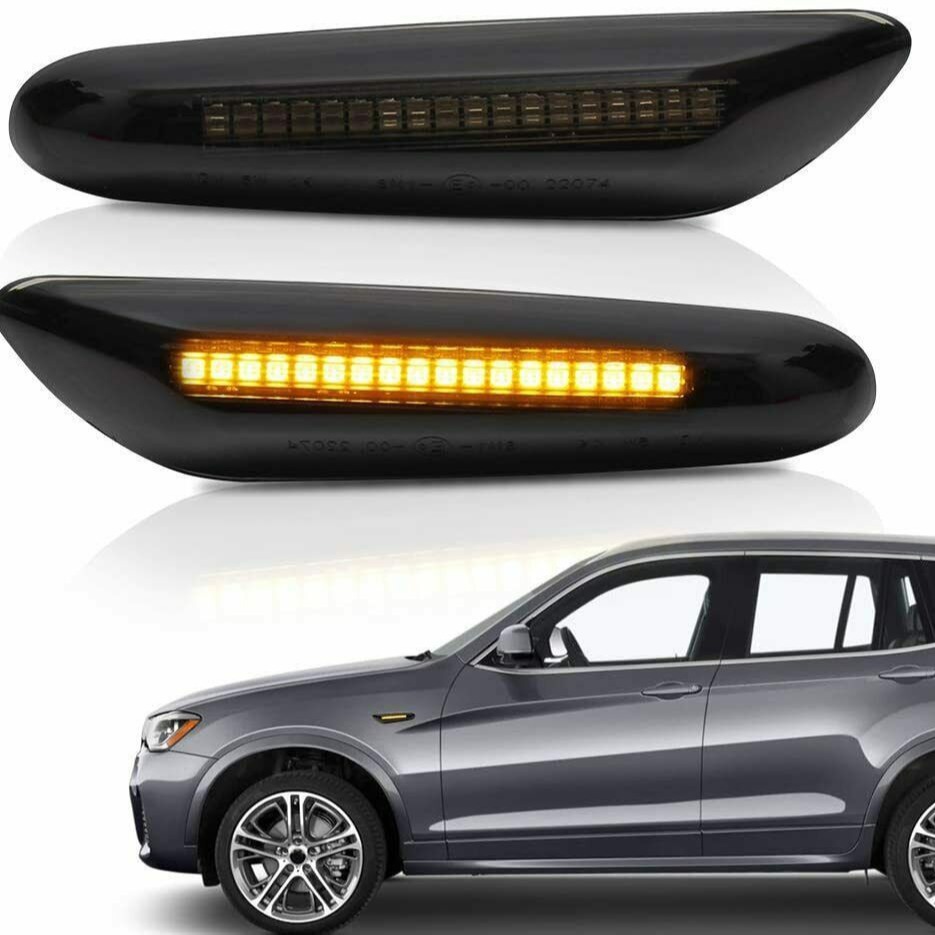 Suitable for BMW 1/3/5 series running water Leaf Plate side light side turn signal