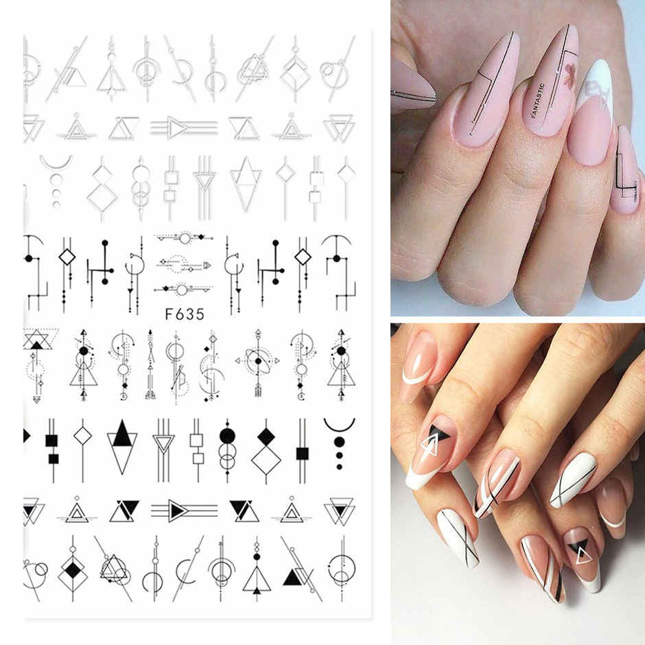 Cross-border Hot nail Art Stickers ins Retro Facebook Lover Love Sexy Little Panda Adhesive nail Stickers
