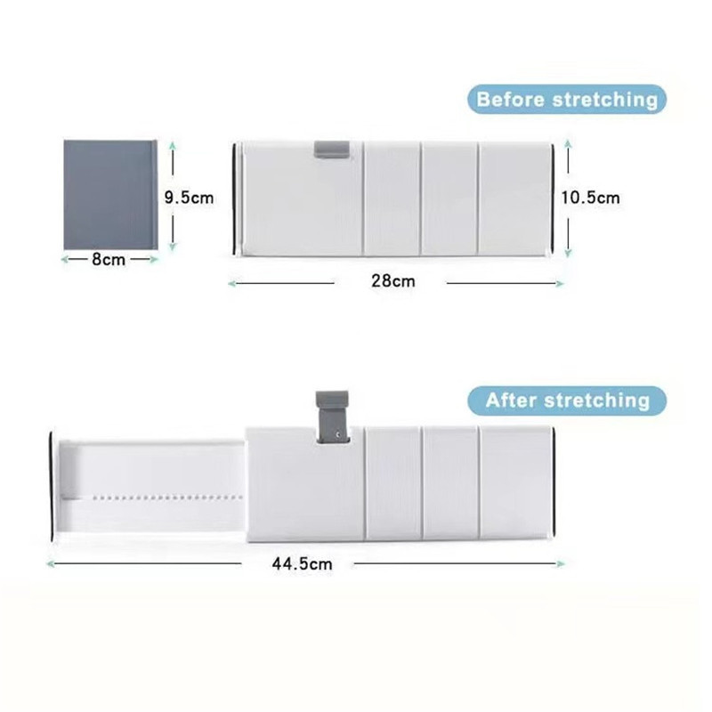 Home Furnishing products multi-purpose layered finishing drawer isolation plate telescopic drawer partition