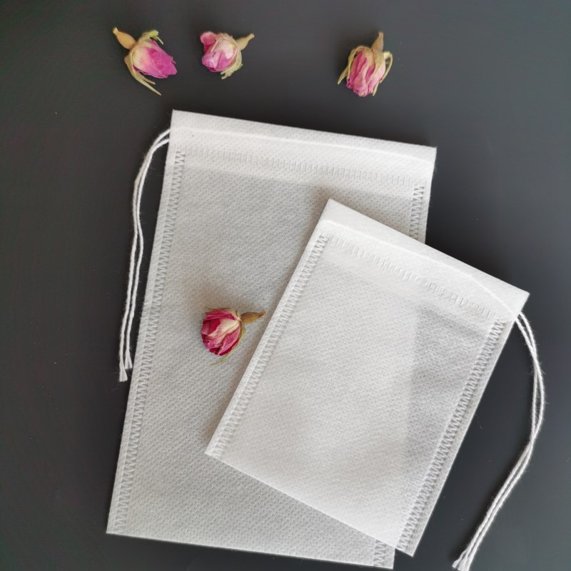 Tea bag disposable drawstring non-woven fabric decocting bag traditional Chinese medicine bag soup marinade bag tea packaging filter bag