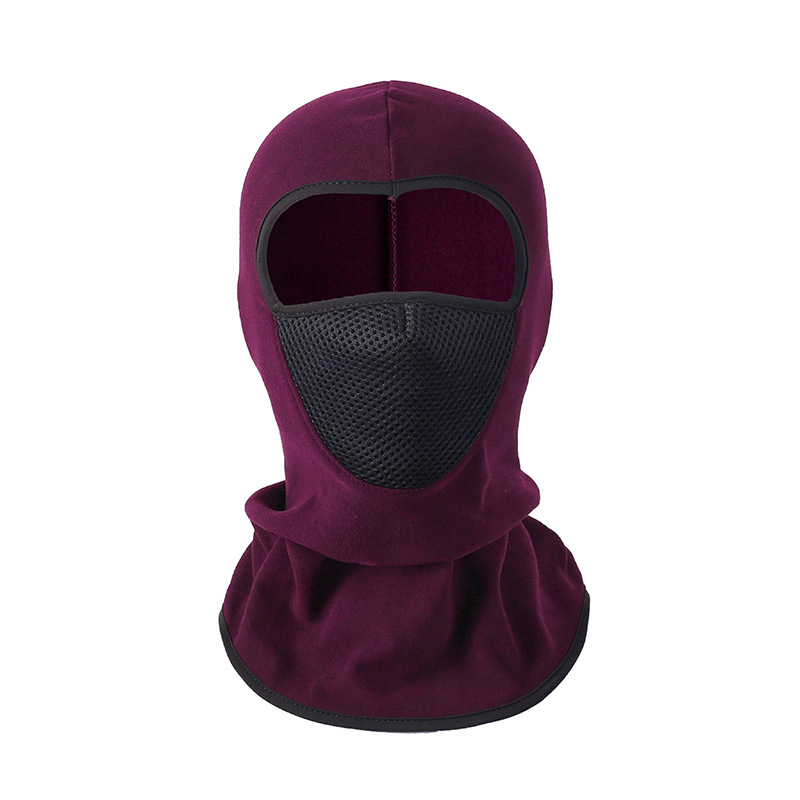 Winter Outdoor Riding Headgear Cationic Sports Warm Headgear Motorcycle Helmet Liner Mesh Breathable Hat