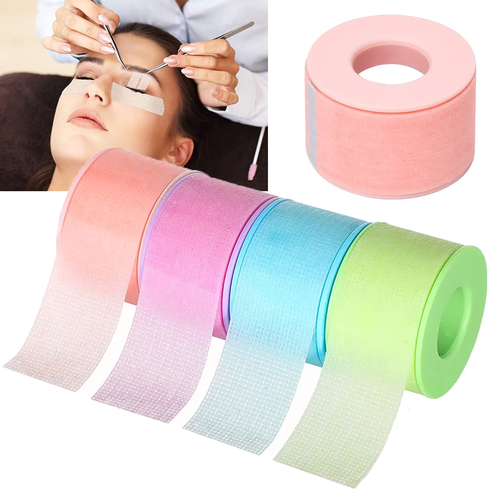New Silicone Gel Grafting Eyelash Tape Eyelash Isolation Tape Breathable Eye Patch with Holes Eyelash Tools Supplies