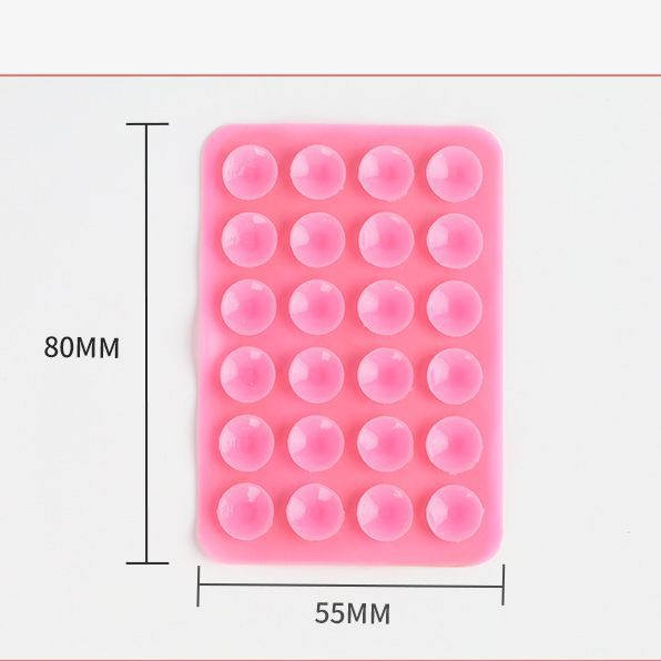 Factory direct supply silicone suction cup mobile phone suction cup square suction cup 24 suction cup mobile phone bracket suction cup double-sided silicone