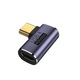 C female to C male 40GB lateral bend