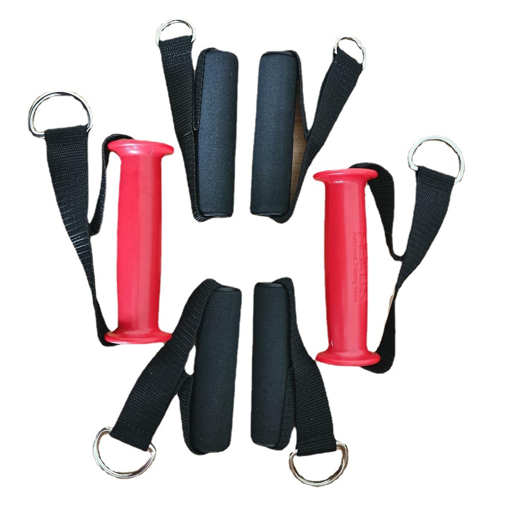 11-piece set handle gantry handle fitness equipment sports bird handle elastic rope puller handle