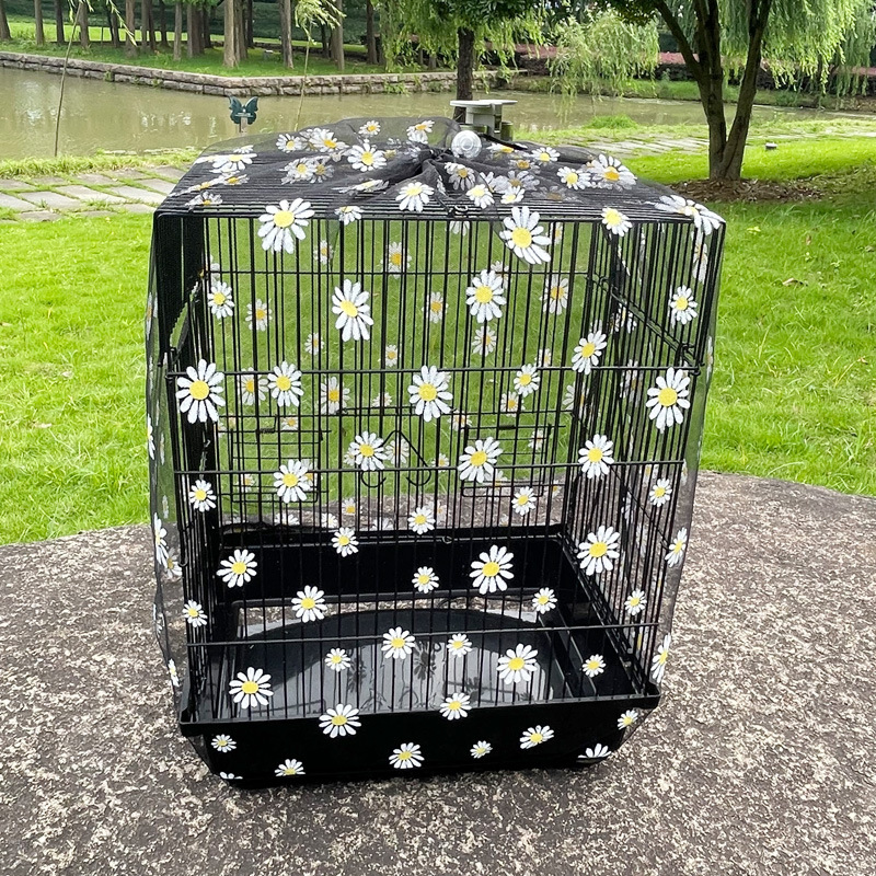 Bird cage net yarn cover drawstring Amazon special for splash screen factory wholesale anti-flying fur bird shrouded