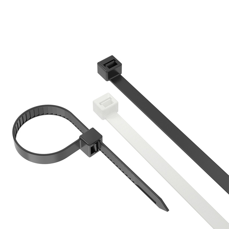 Nylon cable tie manufacturer 3*100*4x 150*5*200*8*250 plastic strap black white large cable tie