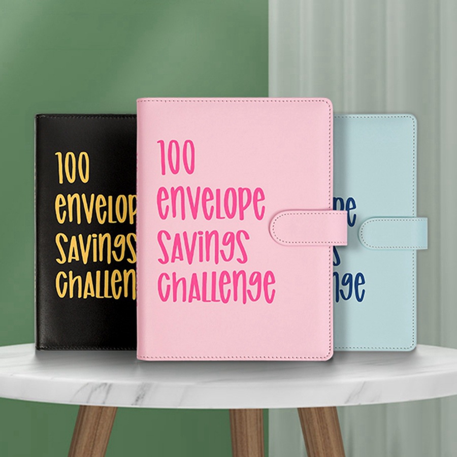 Cross-border 100 Envelope savings Challenge couple's 100-day saving Challenge loose-leaf notebook