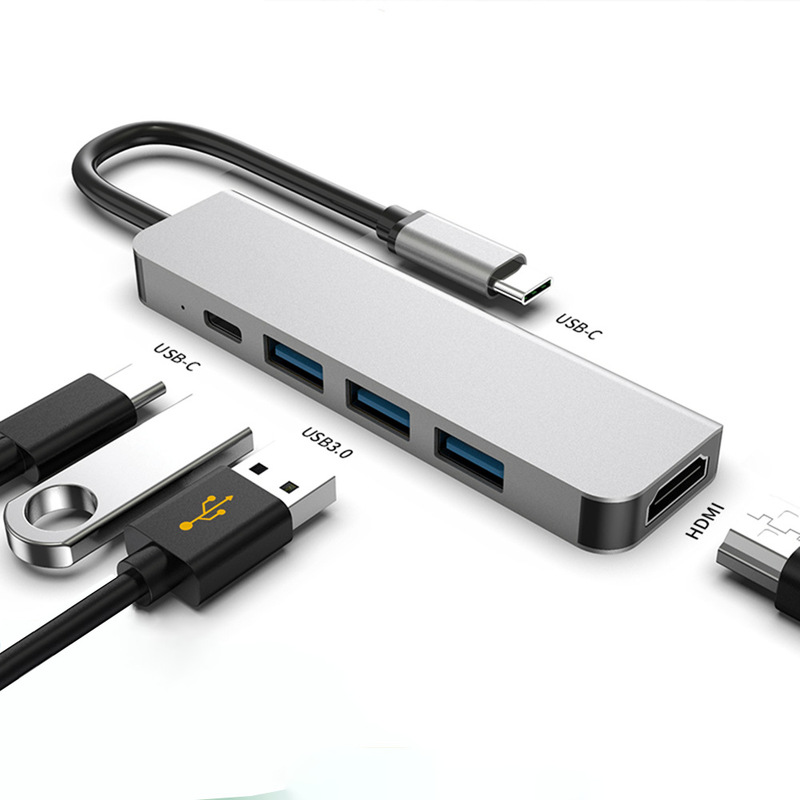 タイプ C から Hdmi 4k USB 3.0 Pd 拡張ドックマルチインワン USB ハブ携帯電話ラップトップ用|undefined