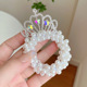 42#3 stars rhinestone Pearl Hair ring