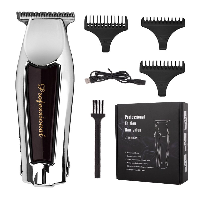 Cross-border explosions USB charging hair clipper oil head razor carving electric clipper digital display hair clipper electric clipper