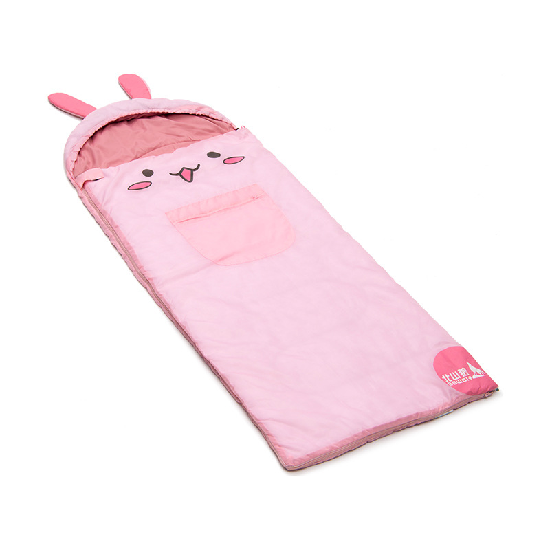 Beishan Wolf Outdoor Camping Children's Sleeping Bag Summer Camp Lunch Break Dirty Warm Anti-kick Quilt for Under 14 Years Old