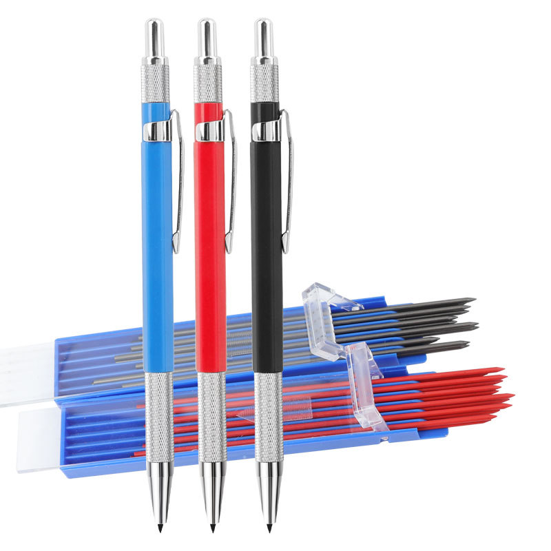 2.0mm automatic pencil comes with peeling multifunctional drawing engineering woodworking pencil color refill factory