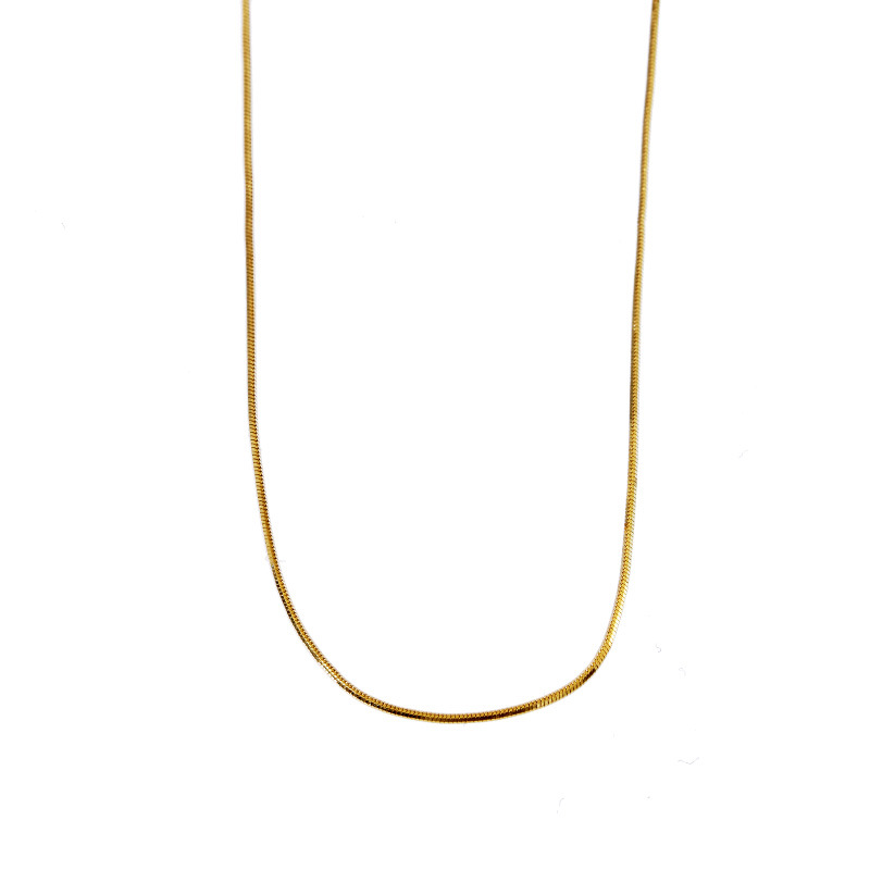 【Silver Jewelry for Girls】925 sterling silver snake bone chain. Full of Italian ins style and super high-class feeling! 