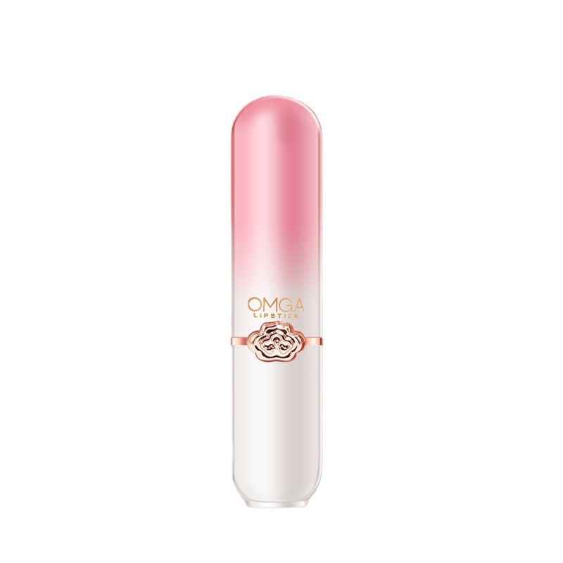 OMGA Color Changing Lipstick Jelly Lipstick Moisturizing Waterproof Moisturizing Cosmetics Temperature Changing Peach Lipstick Cosmetic Wholesale