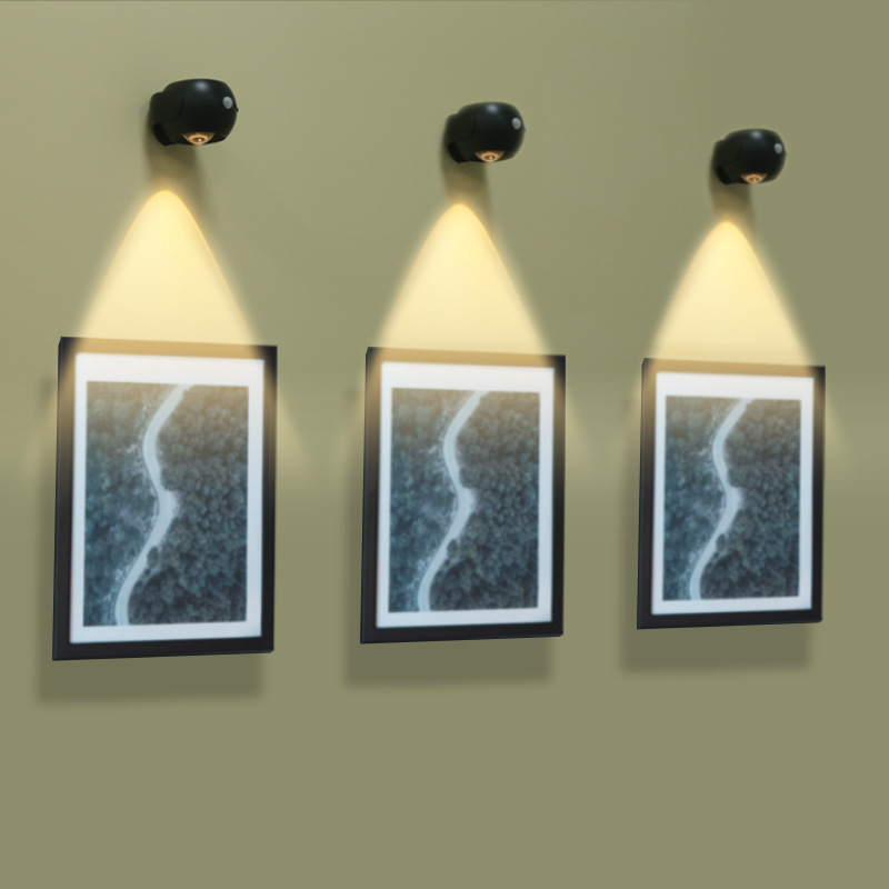 Cross-border human body induction lamp wireless sunset lamp corridor corridor entrance wall lamp rechargeable battery-type night light