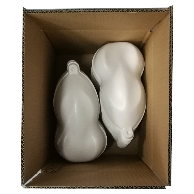 Abs材料の白いヒョウタン模型の水転写印刷効果の展示図|undefined