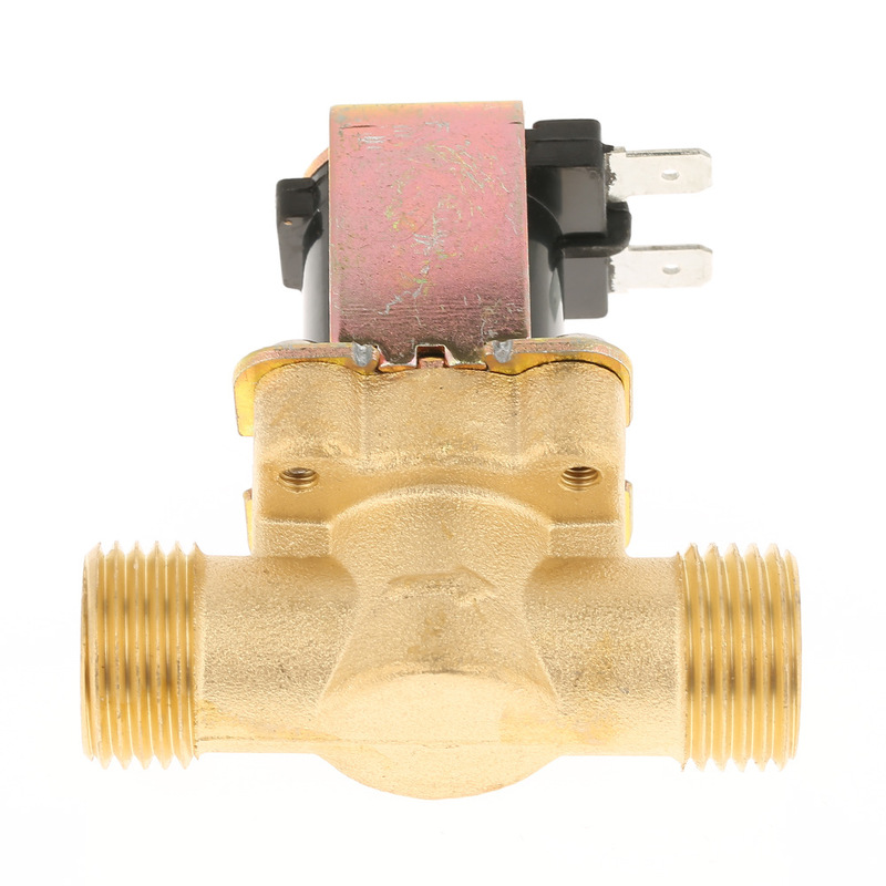Dc 12v 4分外ねじ全銅電磁弁水弁 -- 常閉水弁太陽熱温水器弁|undefined