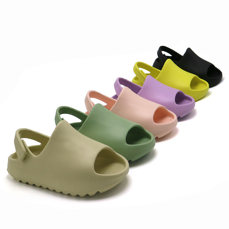 Children's slippers summer children's home thick bottom non-slip slippers medium and big children's home bathroom bath baby slippers