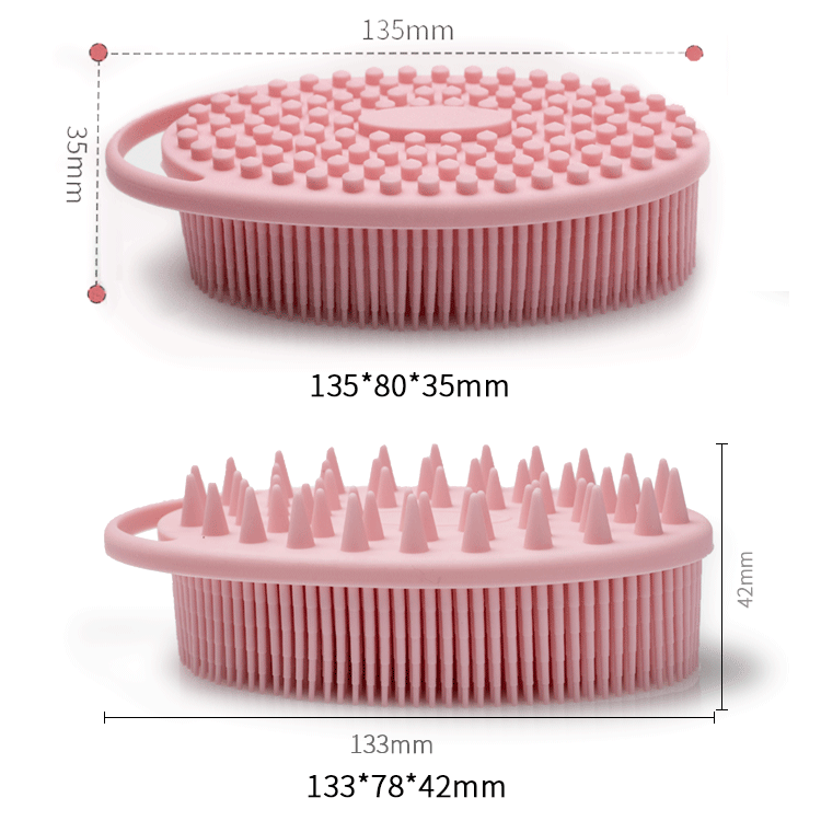 ベビーソフト毛入浴ブラシシリコーン吊りロープマッサージクリーニングバススクラブブラシ幼児入浴アクセサリー|undefined