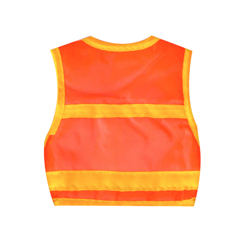 6 points BJD doll life-saving reflective vest 1/6 soldier doll clothes toy aircraft safety officer vest