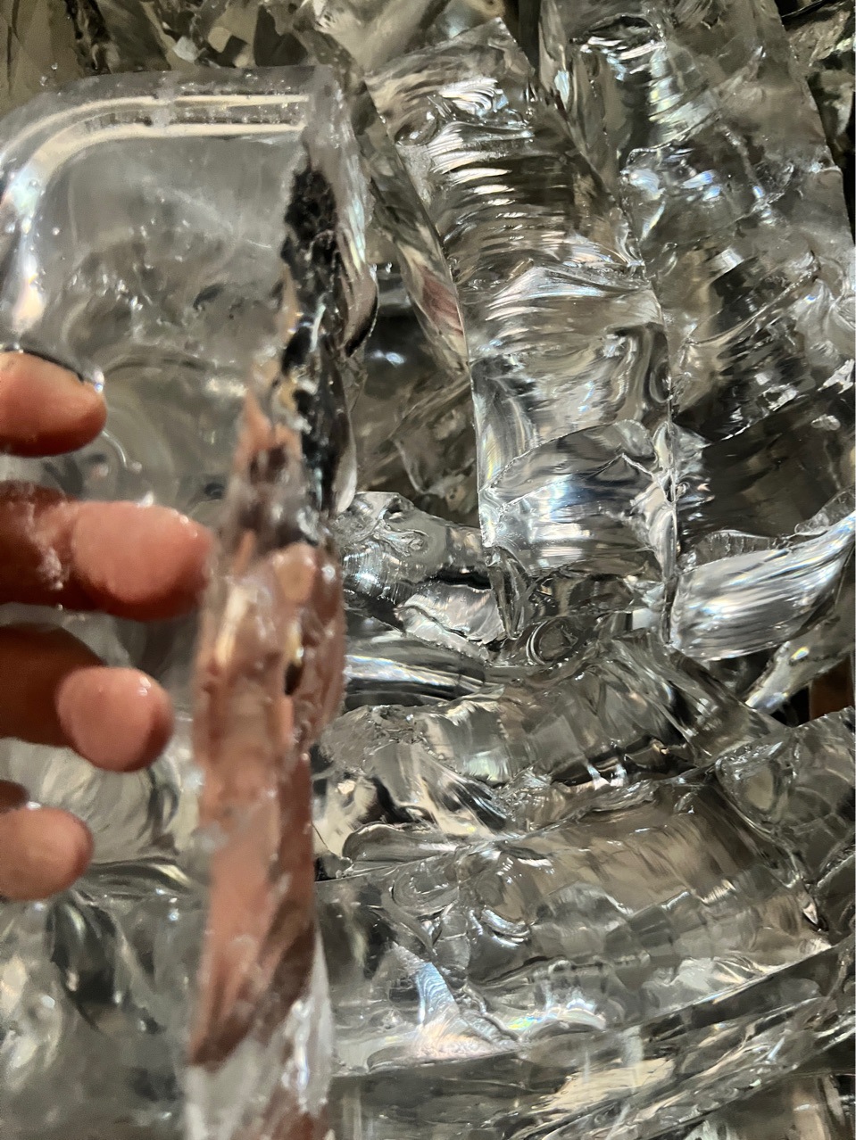 DIY material Jelly Wax pinch music candle raw material crystal wax hard mold plastic transparent jelly wax
