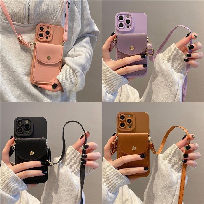 ストラップの首の女性のネットの赤い手首の皮質は斜めに携帯電話のストラップの短いタイプにまたがります。|undefined