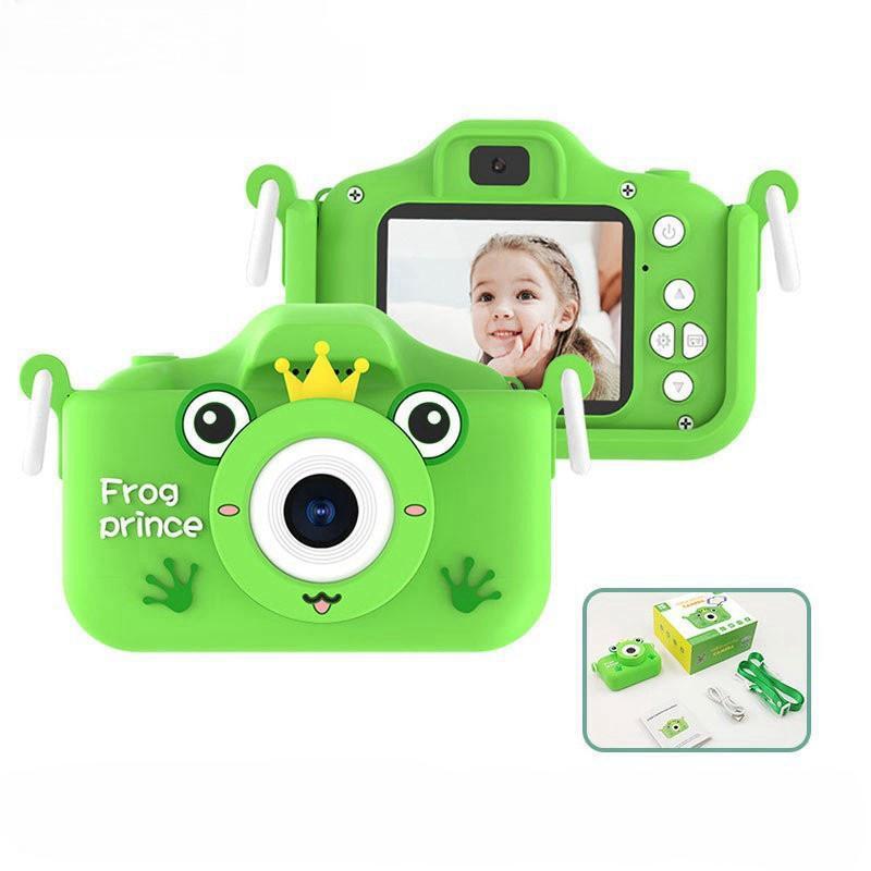 Children's camera photography SLR Polaroid camera children's birthday gift frog prince cartoon toy