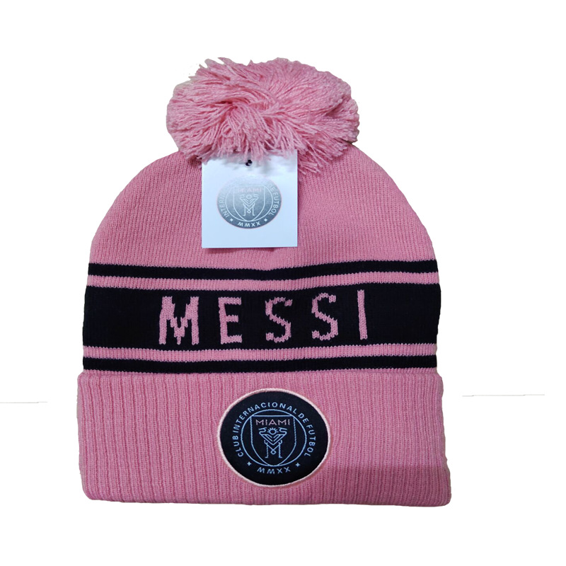 Chelsea Arsenal Real Madrid Juve Paris Knitted Embroidered Warm Fur Cap Winter Fans Ball Cap