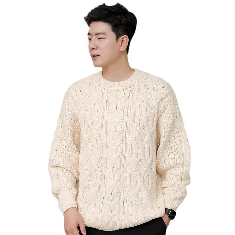 Family of three or four Family photo Parent-Child outfit Family-Child outfit Mother-child Parent-Child outfit Autumn and winter thickened twist sweater
