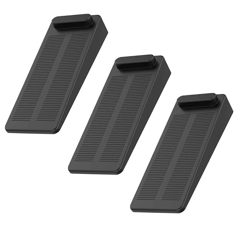 Cross-Border non-slip non-perforated household door barrier manufacturers wholesale safety protection mute black stackable small door plug