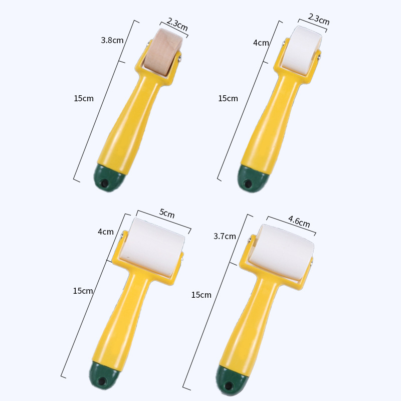 贴墙纸壁纸平压轮接缝压辊滚轮塑料多款新压轮壁纸施工工具