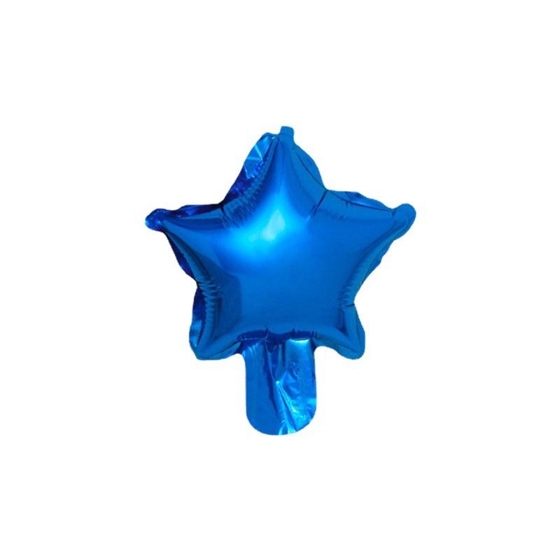 5-inch love five-pointed star aluminum foil balloon birthday cake balloon wholesale Valentine's Day love bouquet heart-shaped balloon