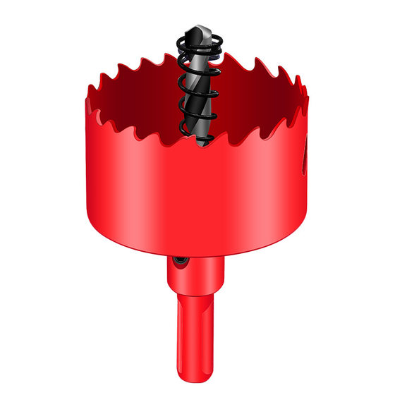 Woodworking hole opener bimetal hole opener M42 gypsum board plastic iron plate metal woodworking drill reamer