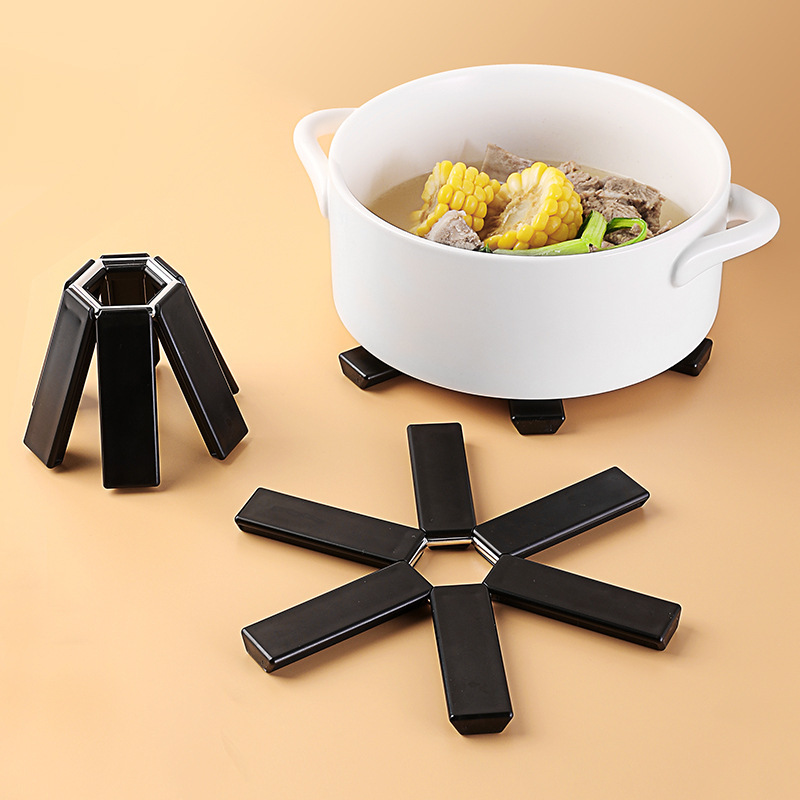 Spot Foldable Pot Pad Heat Insulation Pad Home Kitchen Creative Portable Anti-scalding Bowl Plate Dining Cup Mat Cross-Border
