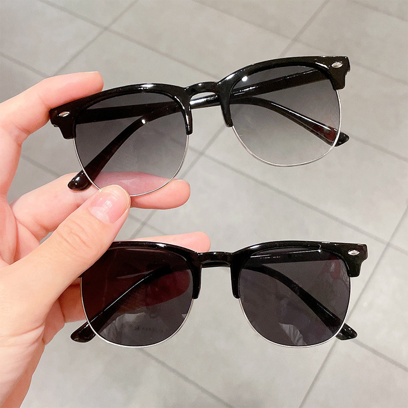 Children's Sunglasses Boys' and Girls' Fashion Trendy Baby's Sunglasses Anti-ultraviolet Korean Style Girl's Sunshade Glasses