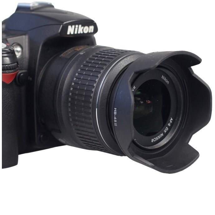 HB-45II lens hood for AF-S 18-55 lens D3200 D3100 D5100 D5000