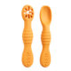 Baby feeding silicone food supplement soft spoon infant training learn to eat licking spoon puree rice paste sticky spoon wholesale