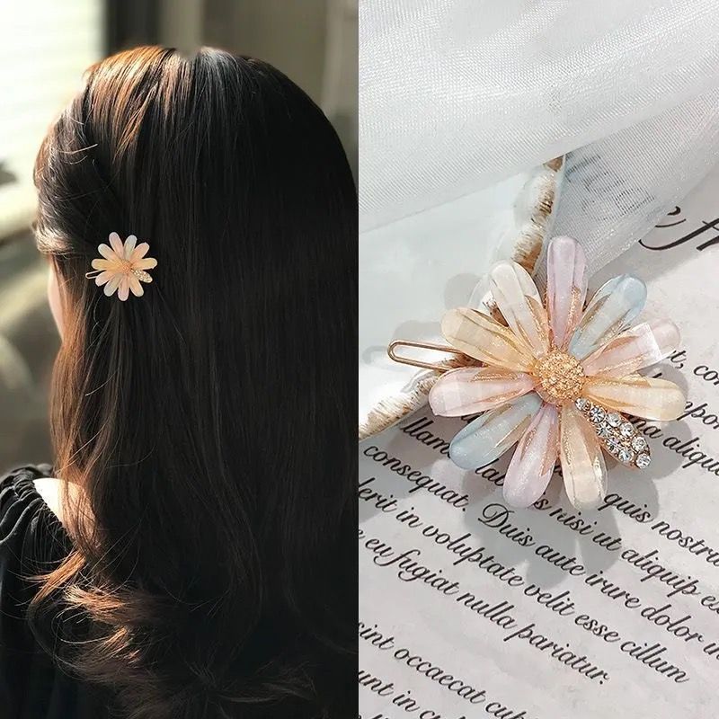 Nouvelle épingle à cheveux en perles de strass, petite frange fraîche, clip latéral, accessoires pour cheveux, couvre-chef pour femmes célèbres sur Internet, épingle à cheveux cassée, bijoux_voghion.com
