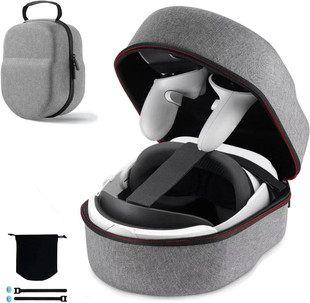 For Meta Quest 3/Oculus Quest 2 VR Storage Bag eva Anti-drop Hard Case Accessory Bag