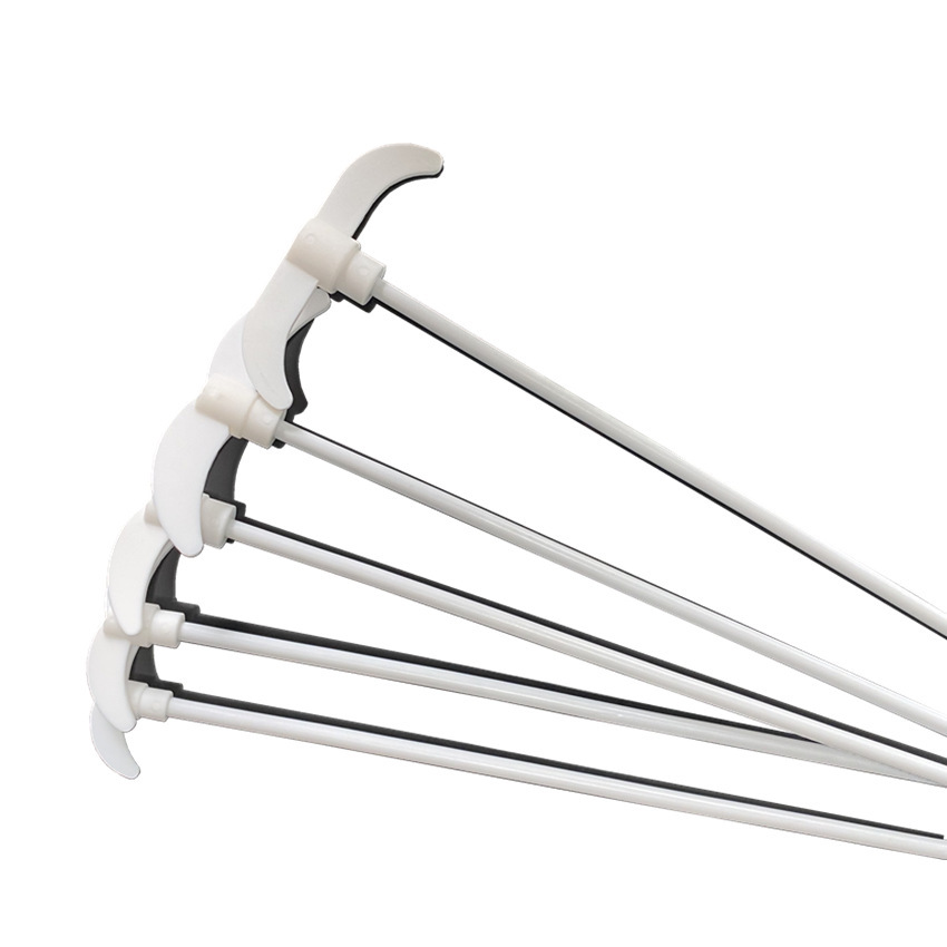 Crescent-shaped cross-type plate stirring paddle high temperature PTFE stirring rod PTFE stirring paddle